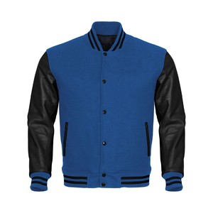 Veste universitaire pour homme en laine de haute qualité avec manches en cuir, broderie personnalisée, logo en chenille, grande taille pour l'hiver - Product Image 3