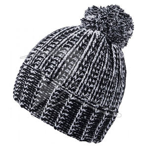 Personnalisable femmes hiver élégant bonnet chapeau 100% laine imperméable câble tricoté Designer Logo impression taille personnalisée - Product Image 5