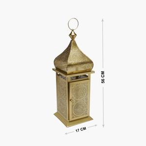 Nouvelle lanterne marocaine en métal/verre gravée à la main pour la décoration intérieure/extérieure de Noël de la meilleure qualité - Product Image 4