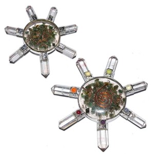   Générateur d'énergie Orgone en jade vert |   Générateur de Disques Énergétiques Orgone en Jade Vert – Fournisseur d'Articles Métaphysiques de Guérison - Product Image 1