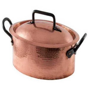 Copper <b>Pan</b> Shiny Polished Finishing Metal Cooking Pot For Hotel Home Kitchenware Catering Serving Dishes Customized <b>Storage</b> - Product Image 1