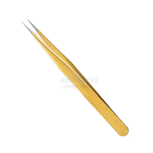 Pincettes d'extension de cils réutilisables de la meilleure qualité Instruments de beauté en acier inoxydable Pincettes à cils - Product Image 1