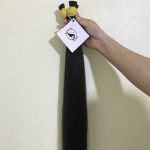 Cabello humano de Vietnam, cabello virgen 100%, extremo grueso, grado 10 + + + directo de fábrica - Product Image 6