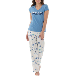 Pijamas de Verano Térmicas de Algodón 100% de la Mejor Calidad para Mujer, Secado Rápido, Transpirables, Logotipo Personalizado, MOQ Directo de Fábrica, Bangladesh - Product Image 6