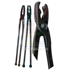 Universal Medium Carbon SAE 4140 Steel Jaw Tong Various Jaw Length 2 1/2 Inch Reins Length 13 Inch <b>Veterinary</b> <b>Instrument</b> - Product Image 1