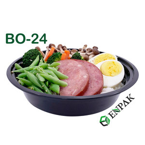 Self Storage Container Disposable Stackable Storage Box PP Togo Plastic Noodle Bowl Take Away Food Container