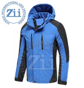 Veste Softshell Homme Hiver Écologique Légère Coupe-Vent Imperméable à Capuche Neuve en Tissu Canvas pour Activités de Plein Air - Product Image 1