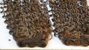 Perruques brésiliennes naturelles Remy, cheveux humains, frisés, bruts, Deep Curly, trame de cheveux indiens, lace Closure frontal, pour la fête - Product Image 4