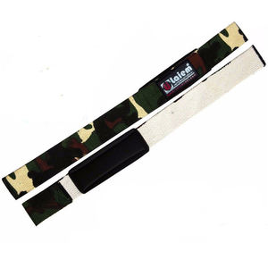 Correas de Gimnasio Ligeras y Elásticas con Logotipo Personalizado, Muñequeras Deportivas de Algodón y Poliéster, Correa de Levantamiento de Pesas con Cierre de Broche, Unisex - Product Image 4