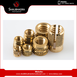 Tuerca de inserción de latón de precisión OEM, redonda y roscada, para herrajes de gabinete, insertos de latón duraderos para uso industrial, proveedor de exportación a granel - Product Image 6