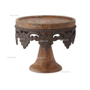 Support à gâteau rond de qualité supérieure, taille personnalisée, couleur marron, pour mariage et fêtes - Product Image 1