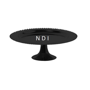 Support de présentation pliable pour gâteaux aux fruits au design exclusif, finition noire thermolaquée, décoration pour événements et fêtes d'anniversaire, restauration - Product Image 1