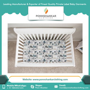 Sedex Certified Wholesale Price Baby Bedding Baby Crib Sheets - Product Image 4