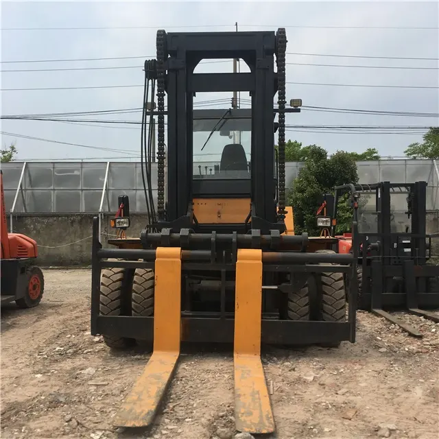 Second hand tcm 20ton 30ton 50 ton used diesel forklift made in japan FD200 FD500 tcm 50 ton