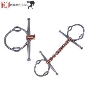 ดอกสว่านเจาะแข่งม้าทำจากสเตนเลสที่มีบิตเงินเยอรมันทนทานสำหรับการขี่ม้าขายส่ง - Product Image 3