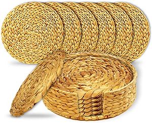 Mantel redondo de jacinto de agua respetuoso con el medio ambiente, con soporte antideslizante, para evitar arañazos, hecho en Vietnam, venta al por mayor - Product Image 4