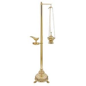 TABLE en laiton antique pour église, avec bras d'ange, fournitures d'église - Product Image 1