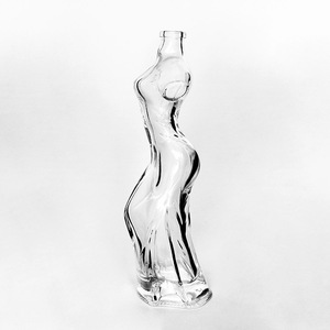 Botella de licor de ron con forma de mujer, botella de cristal de Tequila con tapa de corcho de vidrio, 500ml, precio de fábrica - Product Image 2