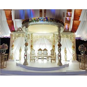 Mandap de mariage sculpté à la main Divine Maharani, tendance canadienne, mandap de mariage en bois de qualité, mandap de mariage en bois fait à la main, États-Unis - Product Image 1