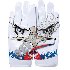 Gants de Football Américain de Haute Qualité Récepteur Albama Eagle Hawks Conception Imprimé Palm Logo Personnalisé Gants de Football Antidérapants - Product Image 3