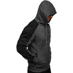 เสื้อฮู้ดสวมหัวผ้าฟลีซตัวยาวสำหรับผู้ชายเสื้อกันหนาวกีฬาฤดูหนาวพิมพ์ลายนูนปักโลโก้ - Product Image 4