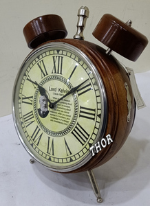 Haute qualité en bois basse Degin Lord Kelvin horloge de Table nautique décor à la maison pour salon ou chambre espace mural parfait - Product Image 6