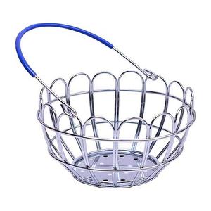 Panier de fruits en acier inoxydable de conception la plus récente avec panier de rangement pour la maison de ustensiles de cuisine de la plus haute qualité d'Inde - Product Image 1