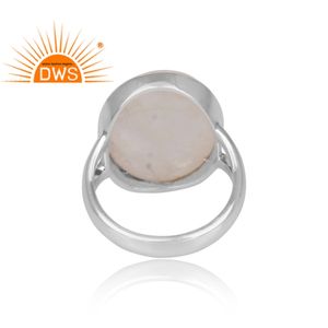 Bague ovale en argent Sterling 925 avec pierres précieuses, pierre arc-en-ciel, lune naturelle, fabrication de bijoux, offre spéciale - Product Image 4