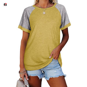 ที่กำหนดเองของผู้หญิงเสื้อยืดโลโก้พิมพ์แขนสั้นแฟชั่นใหม่สวมใส่ O คอ100% โพลีเอสเตอร์นุ่มขนแกะบริการ OEM เสื้อ - Product Image 6