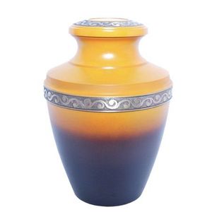 Violet Platine Gravé Mémorial En Métal En Laiton/Aluminium Adultes Humains Funérailles Cendres urnes de Crémation Américain/Style Européen - Product Image 4