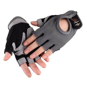 New Fashion Sport Style Half Finger Gym Workout Fitness Weight <b>Lifting</b> <b>Gloves</b> for Unisex Use- - Product Image 1