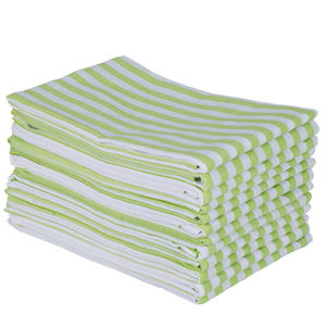 ผ้าเช็ดจานผ้าไมโครไฟเบอร์ผ้าฝ้าย100% ลายตารางสี่เหลี่ยมสำหรับใช้ในบ้านสำหรับโรงแรม - Product Image 1