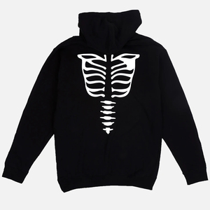 Sweat-shirts surdimensionnés en polaire écologiques de haute qualité pour hommes 2024, impression personnalisée, broderie, strass, streetwear d'hiver, sweat-shirt à capuche - Product Image 3
