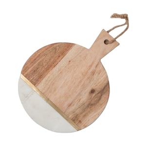 Tabla de Quesos con Mango, Ecológica, Biodegradable, de Madera Personalizada, Apta para Lavavajillas, Tabla de Cortar para Cocina - Product Image 5