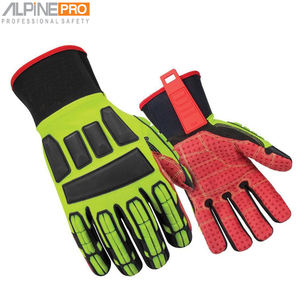 Guantes mecánicos ecológicos para industria de aceite y Gas, herramientas de mano personalizadas para el trabajo, de cuero sintético de impacto - Product Image 6