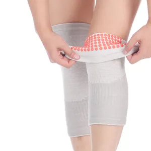 OEM 3D尼龙氨纶弹性针织压缩护膝支撑