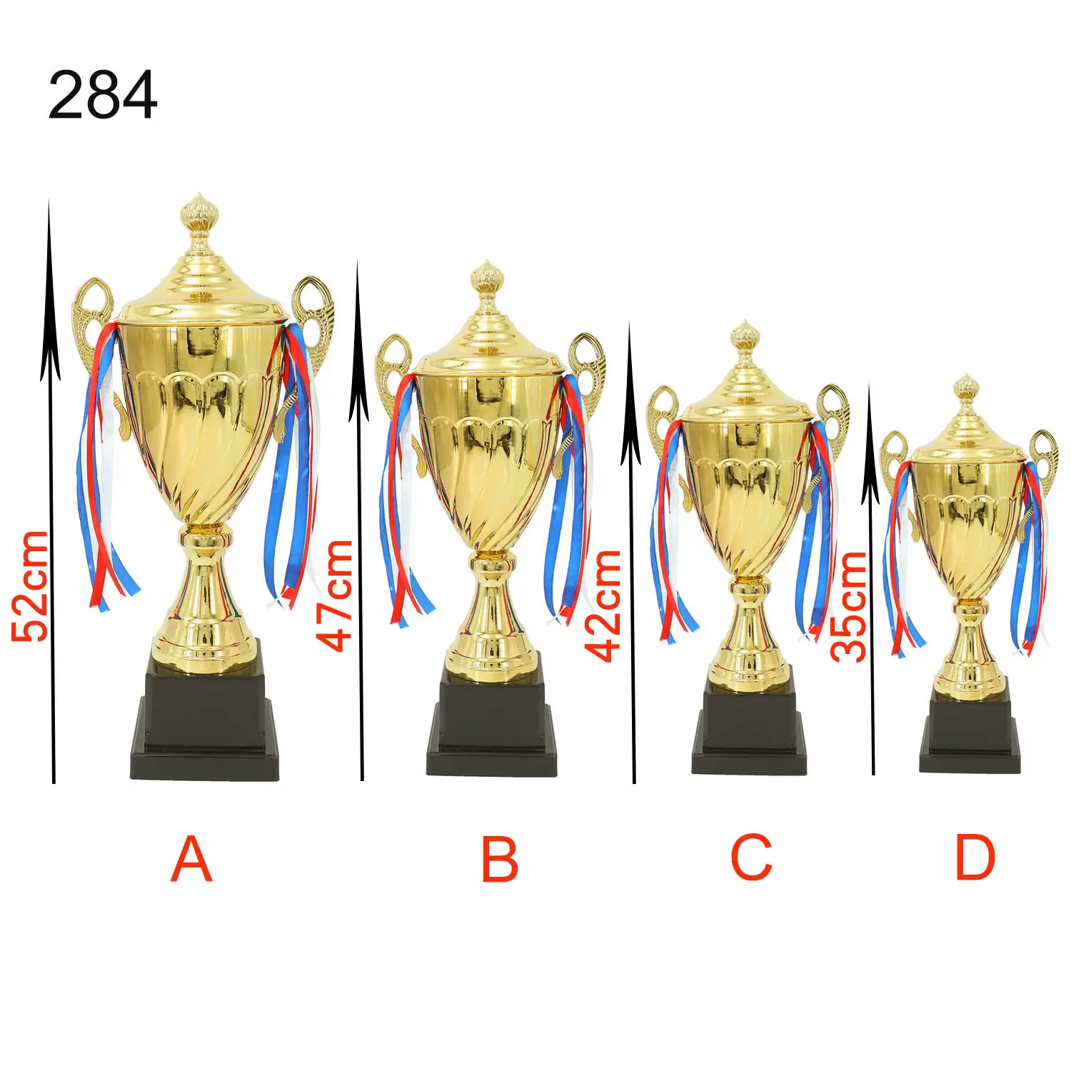 Custom design Cup Gold Trophy for Sport Tournaments,Competitions Gold award mementos Medals Sports Office Military Metal Trophy