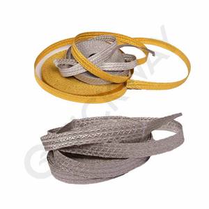 ริบบิ้นถักเปียลวดสม่ำเสมอถักเปียสีทอง - Product Image 6