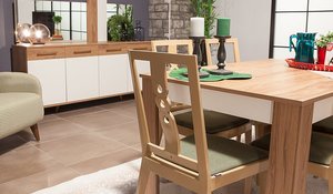 Hiện đại bằng gỗ phòng ăn Set với TV đơn vị thoải mái ghế cho nhà văn phòng phòng ngủ Home Bar & khách sạn sử dụng-nối dài có thể điều chỉnh - Product Image 4