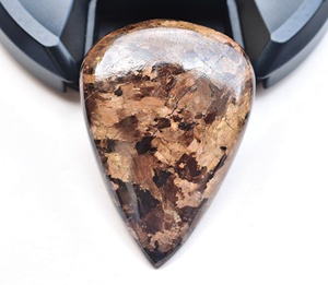 Bronzite-cabujones de bronce para joyería, piedras preciosas de color marrón, para todo tipo de joyería, mezcla de formas para el diseño de joyería, precio al por mayor - Product Image 6