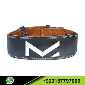 Gym Leather Belt New Arrival Black Genuine Leather Training Bodybuilding Gym Weightlifting Workout Belt - Product Image 5
