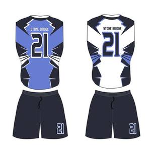 Nouveau paquet vierge personnalisé tendance drapeau d'entraînement de quart-arrière 7 sur 7 ensemble de compression sublimé maillots 7v7 uniforme de football - Product Image 1