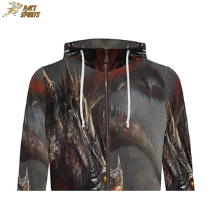 เสื้อฮู้ดแฟชั่นแขนยาวเข้ารูปสำหรับผู้ชาย,เสื้อฮู้ดแฟชั่นสีระเหิดแบบเรียบง่ายสำหรับผู้ชาย - Product Image 6