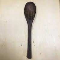 Ensemble de couverts écologiques réutilisables en bois d'ébène et de coco faits à la main, style vintage, pour le camping - Meilleure vente en gros