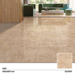 Home Floor 600X600mm Anti Slip Glossy Texture Carrelage de sol en céramique Carrelage de sol en porcelaine 600X600mm 60X120 cm - Product Image 4