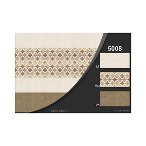 Carrelage mural de salle de bains, en céramique rose, numérique, 300x600mm, offre spéciale - Product Image 1