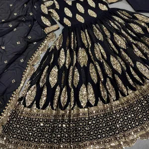 Salwar Kameez Ấn Độ Pakistan Khâu Shalwar Kameez Đã Sẵn Sàng Làm Áo Choàng Anarkali Bộ Sưu Tập Eid Bán Váy 2022