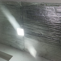 Matériau d'isolation thermique/thermique en aluminium argenté réfléchissant à 97% de haute qualité, design moderne, ignifuge, épaisseur 12 mm, avec bulles de PE