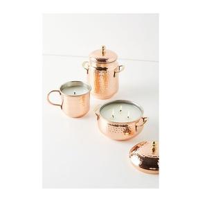 Pot de cire de stockage en cuivre de qualité supérieure avec design martelé parfait pour la décoration de Noël et de Pâques - Product Image 2