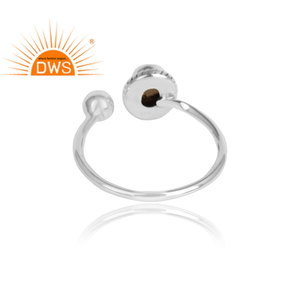Natural Pearl <b>Ring</b> Gemstone Jewelry Oxidized 925 <b>Sterling</b> <b>Silver</b> <b>Adjustable</b> <b>Ring</b> Supplier Classic Collection - Product Image 3